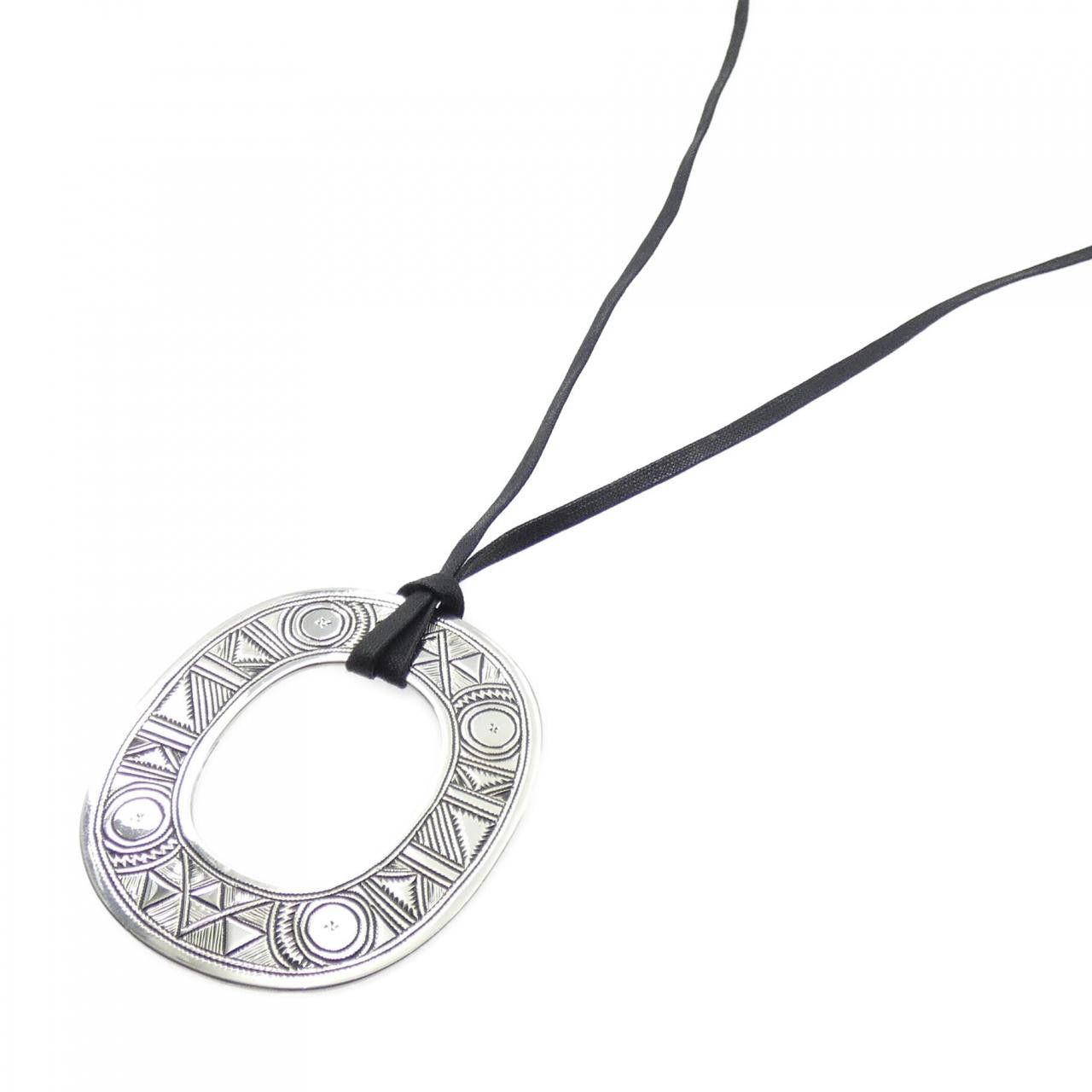 Hermes Hermes Hermes Touareg 925 Silver Necklace Precious Metal Necklace DUTY FREE for USA Size ONE SIZE - 2 Thumbnail