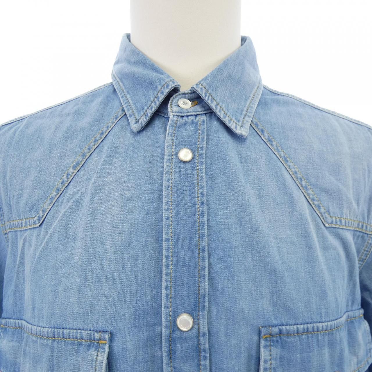 Gucci Gucci Gucci Short Sleeve Shirt Textile Tops 729938XDCC2 DUTY FREE for USA Size ONE SIZE - 5 Thumbnail