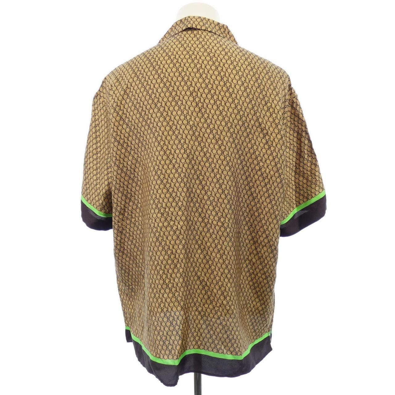 Gucci Gucci Gucci Silk Short Sleeve Shirt Textile Tops 787257ZAQL8 DUTY FREE for USA Size ONE SIZE - 2 Thumbnail