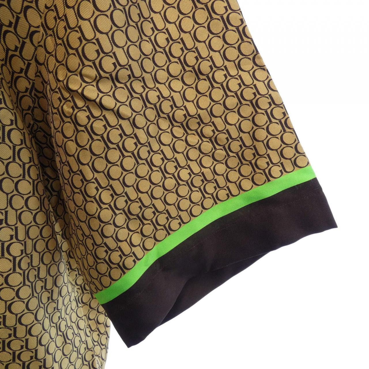 Gucci Gucci Gucci Silk Short Sleeve Shirt Textile Tops 787257ZAQL8 DUTY FREE for USA Size ONE SIZE - 6 Thumbnail