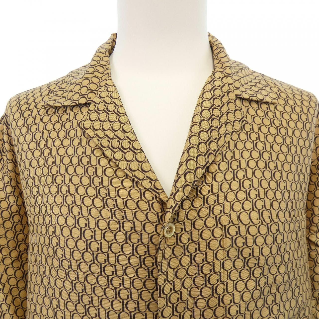 Gucci Gucci Gucci Silk Short Sleeve Shirt Textile Tops 787257ZAQL8 DUTY FREE for USA Size ONE SIZE - 5 Thumbnail