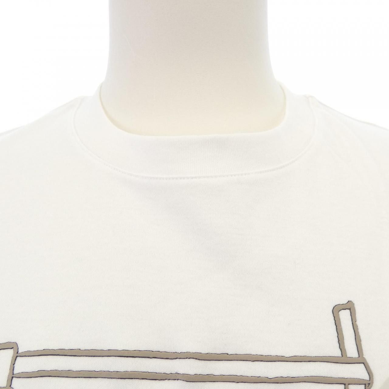 Hermes Hermes Hermes Harnais En Gouache 3D Cotton T shirt Textile T-Shirts DUTY FREE for USA Size ONE SIZE - 5 Thumbnail