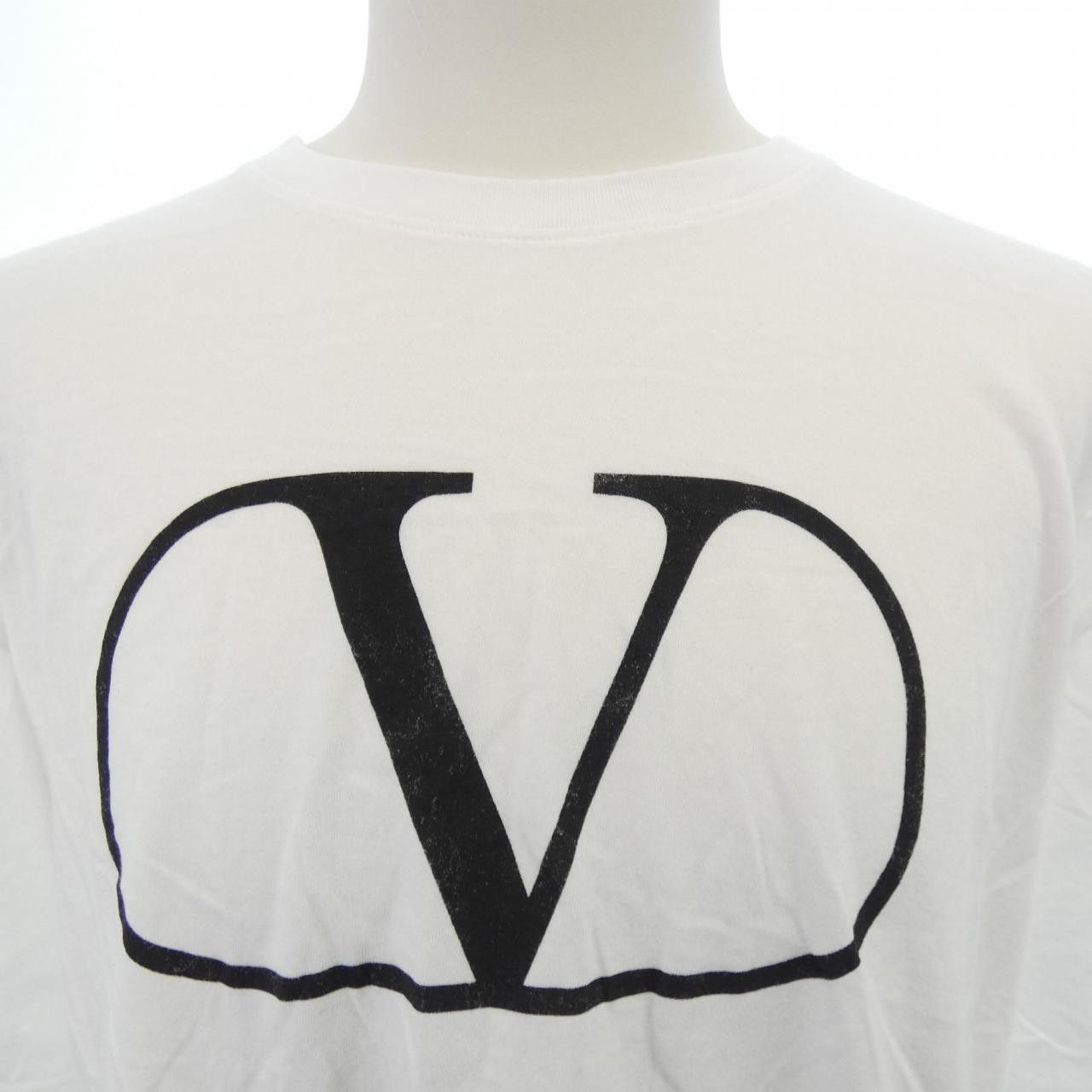 Valentino Valentino Valentino Cotton T Shirt Textile T-Shirts RV0MG01PPMA DUTY FREE for USA Size ONE SIZE - 5 Thumbnail
