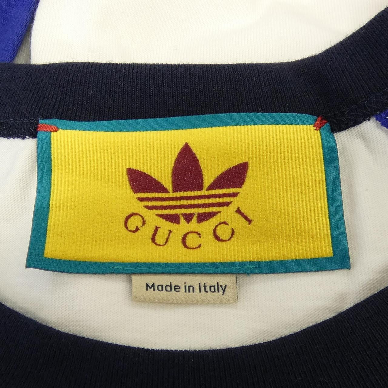 Gucci Gucci Gucci Adidas Cotton T Shirt Textile T-Shirts 722938XJE1F DUTY FREE for USA Size ONE SIZE - 4 Thumbnail