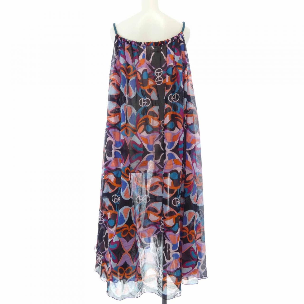 Hermes Hermes Hermes FLEURS MIROIRHROND Dress Textile Dresses DUTY FREE for USA Size ONE SIZE - 2 Thumbnail