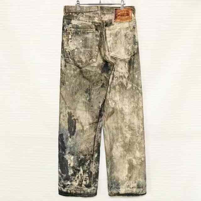 Acne Studios Acne Studios 1981 Splatter 3D Print Jeans Size US 34 / EU 50 - 2 Thumbnail