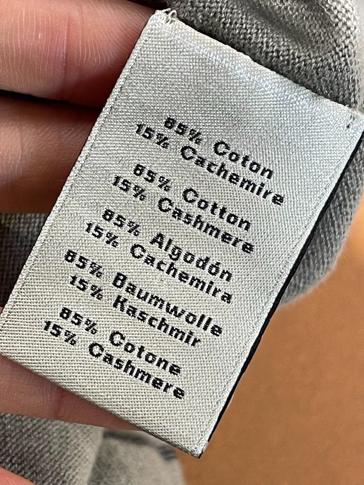 Hermes Hermes Cashmere Blend Zip Jacket Size US XXL / EU 58 / 5 - 5 Thumbnail