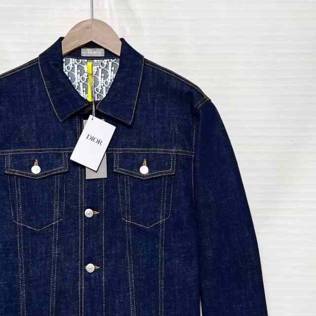 Dior DIOR SS24 Essentials Oblique Print Denim Jacket Size US M / EU 48-50 / 2 - 3 Thumbnail