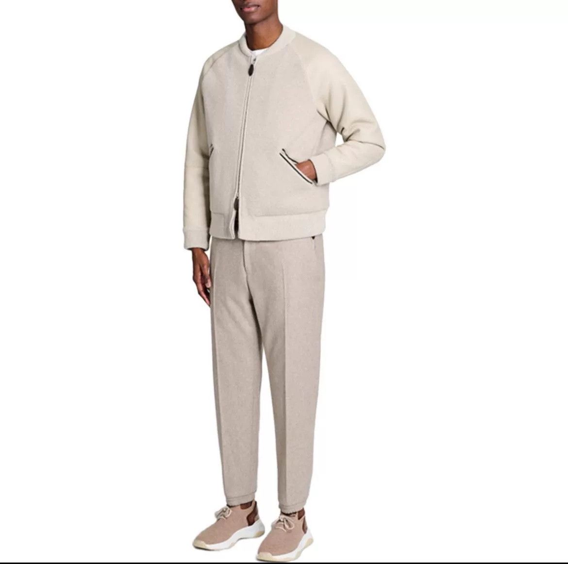 Berluti BERLUTI FW23 Paneled Zip Casual Jacket Size US L / EU 52-54 / 3 - 7 Thumbnail