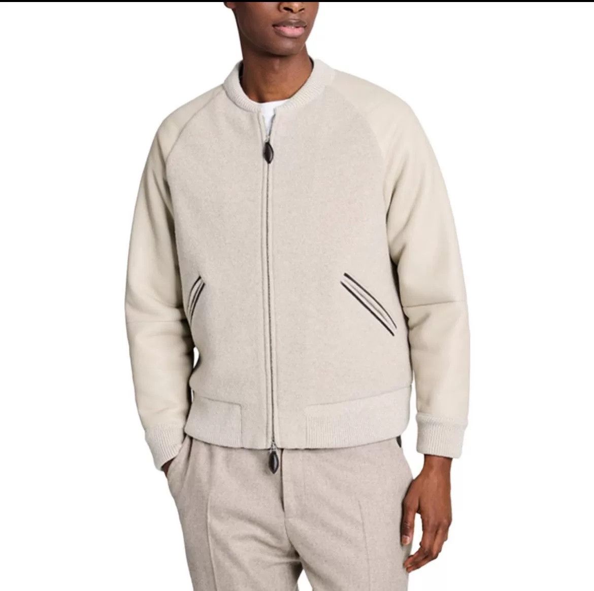 Berluti BERLUTI FW23 Paneled Zip Casual Jacket Size US L / EU 52-54 / 3 - 8 Thumbnail