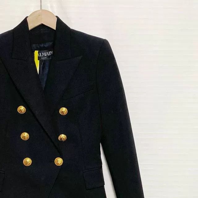 Balmain Balmain Black Blazer Jacket Size XS / US 0-2 / IT 36-38 - 3 Thumbnail