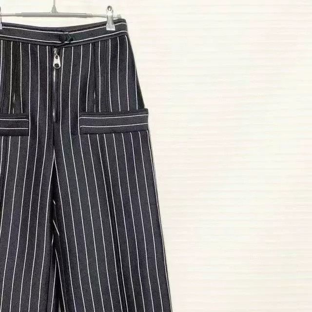 Louis Vuitton Louis Vuitton Runway Striped Wide-Leg Pants Women Size 34" / US 12 / IT 48 - 3 Thumbnail