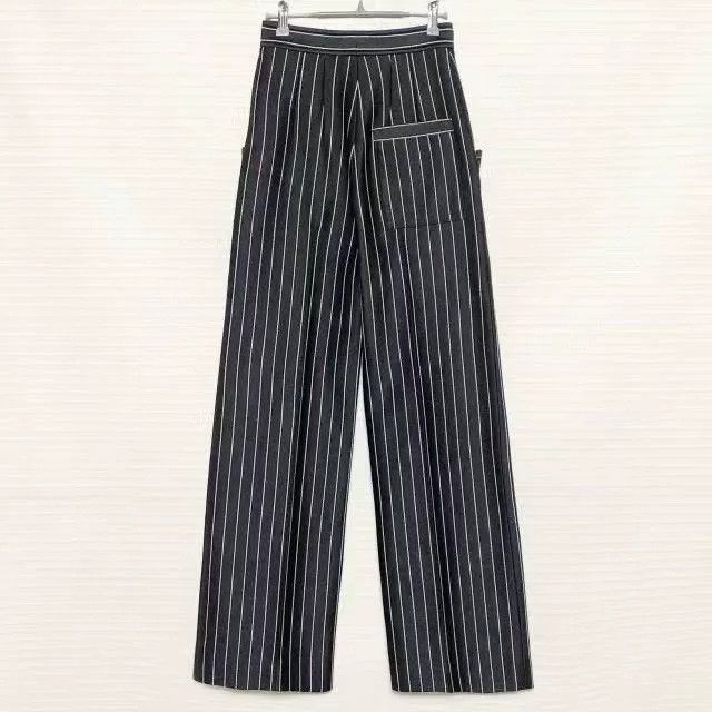 Louis Vuitton Louis Vuitton Runway Striped Wide-Leg Pants Women Size 34" / US 12 / IT 48 - 2 Thumbnail