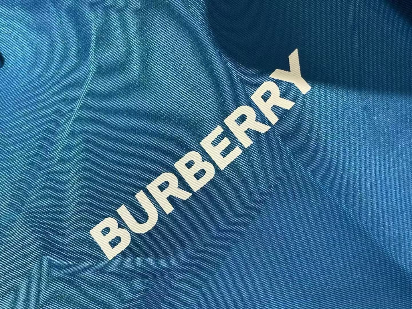 Burberry Burberry SS23 Logo Print Men's Blue Jacket Size US L / EU 52-54 / 3 - 5 Thumbnail