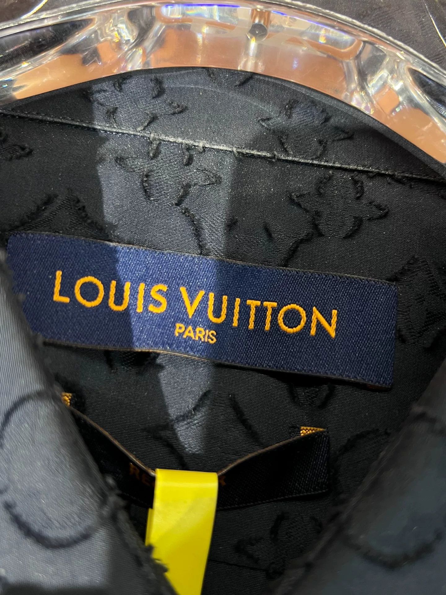 Louis Vuitton Louis Vuitton Logo Print Square Collar Short Sleeve Shirt Size US M / EU 48-50 / 2 - 3 Thumbnail