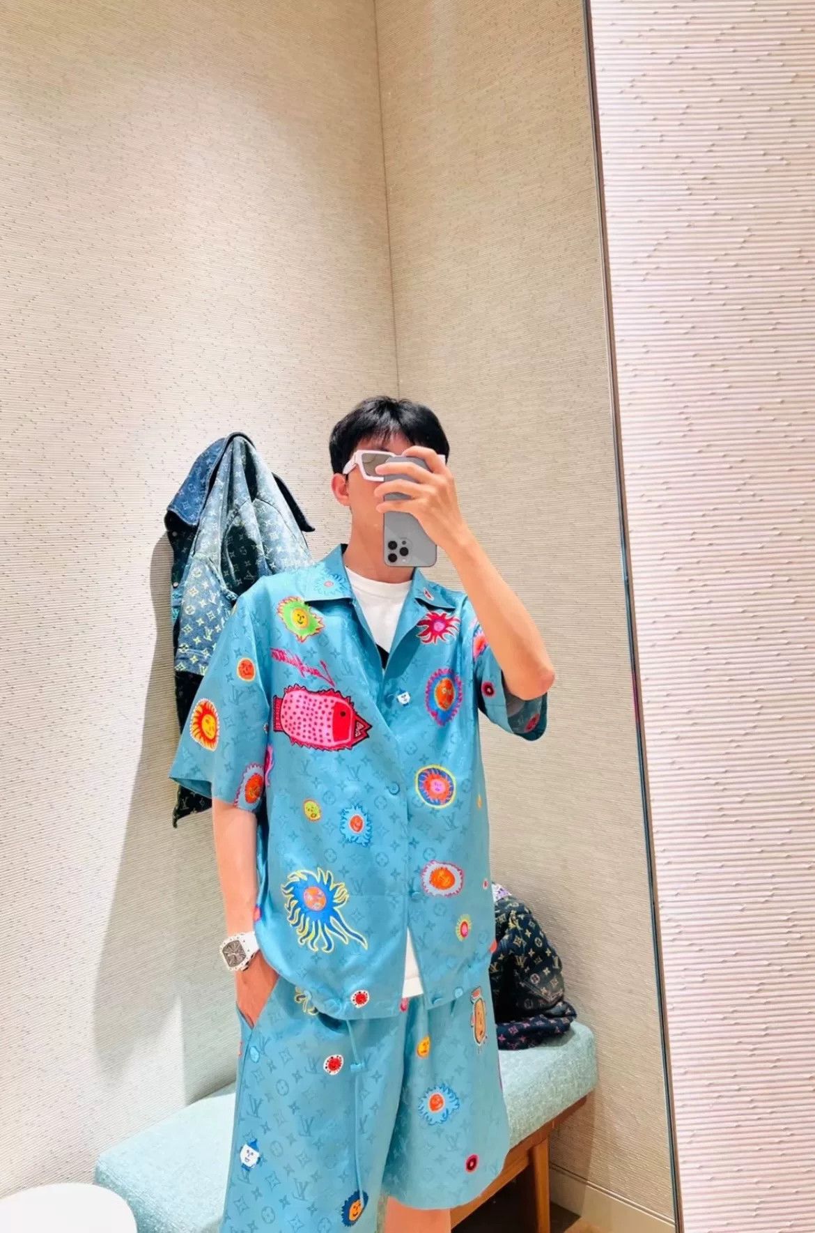 Louis Vuitton LV x Yayoi Kusama SS23 Face Print Shirt Size US XS / EU 42 / 0 - 8 Thumbnail