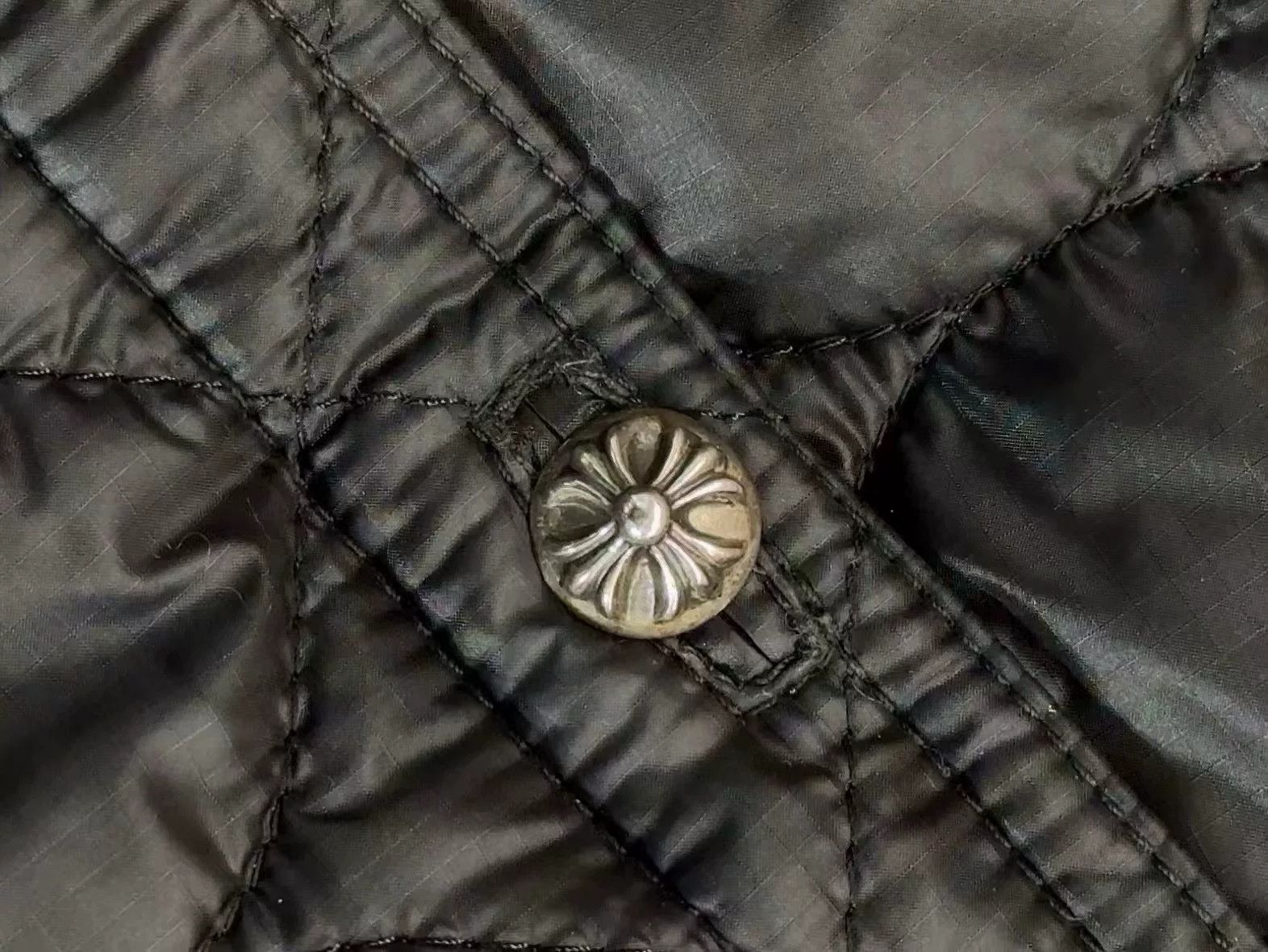 Chrome Hearts Chrome Hearts Diamond Pattern Stand Collar Jacket Size S / US 4 / IT 40 - 8 Thumbnail