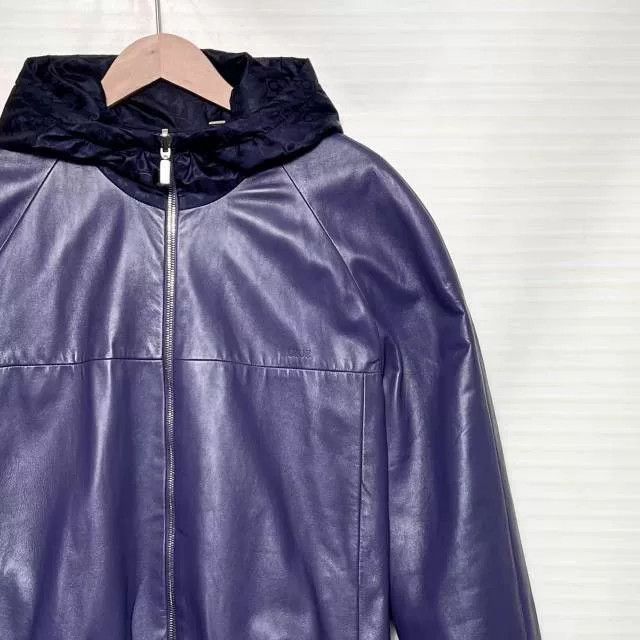 Dior DIOR Monogram Leather Reversible Zipper Jacket Size US L / EU 52-54 / 3 - 6 Thumbnail
