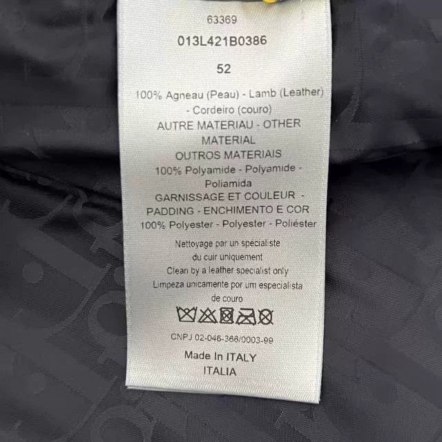 Dior DIOR Monogram Leather Reversible Zipper Jacket Size US L / EU 52-54 / 3 - 8 Thumbnail