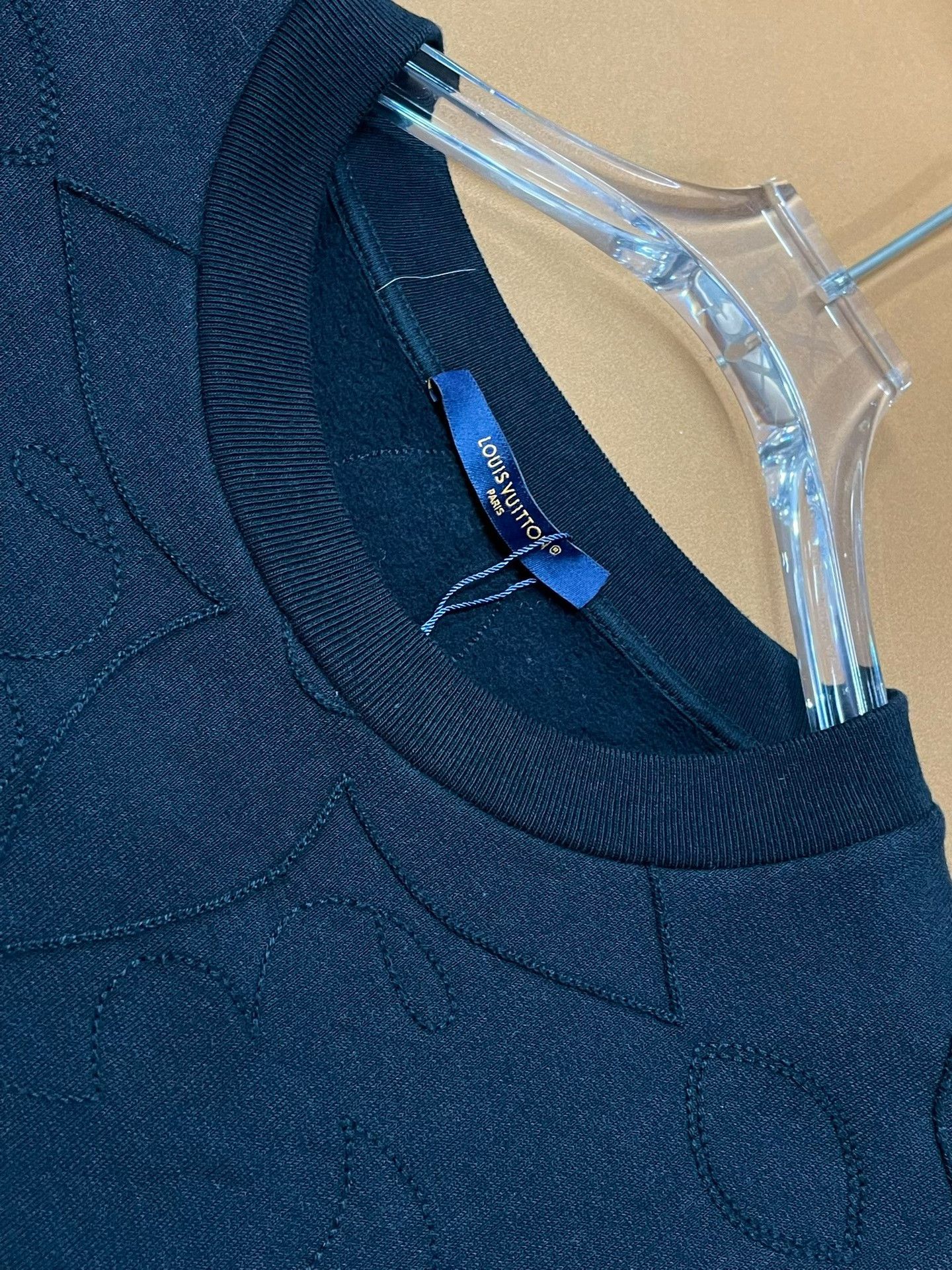 Louis Vuitton LV SS24 Monogram Embroidery Crewneck Sweatshirt Size US XXL / EU 58 / 5 - 3 Thumbnail