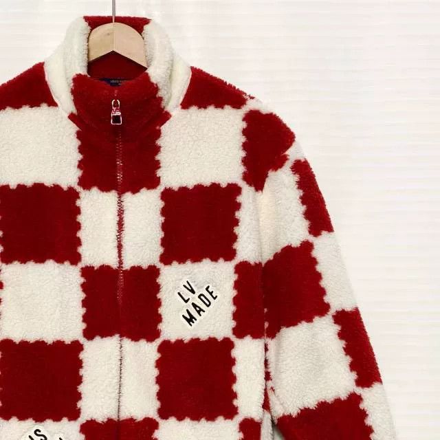 Louis Vuitton Louis Vuitton x Nigo2 SS22 Checkerboard Shearling Jacket Size US M / EU 48-50 / 2 - 3 Thumbnail