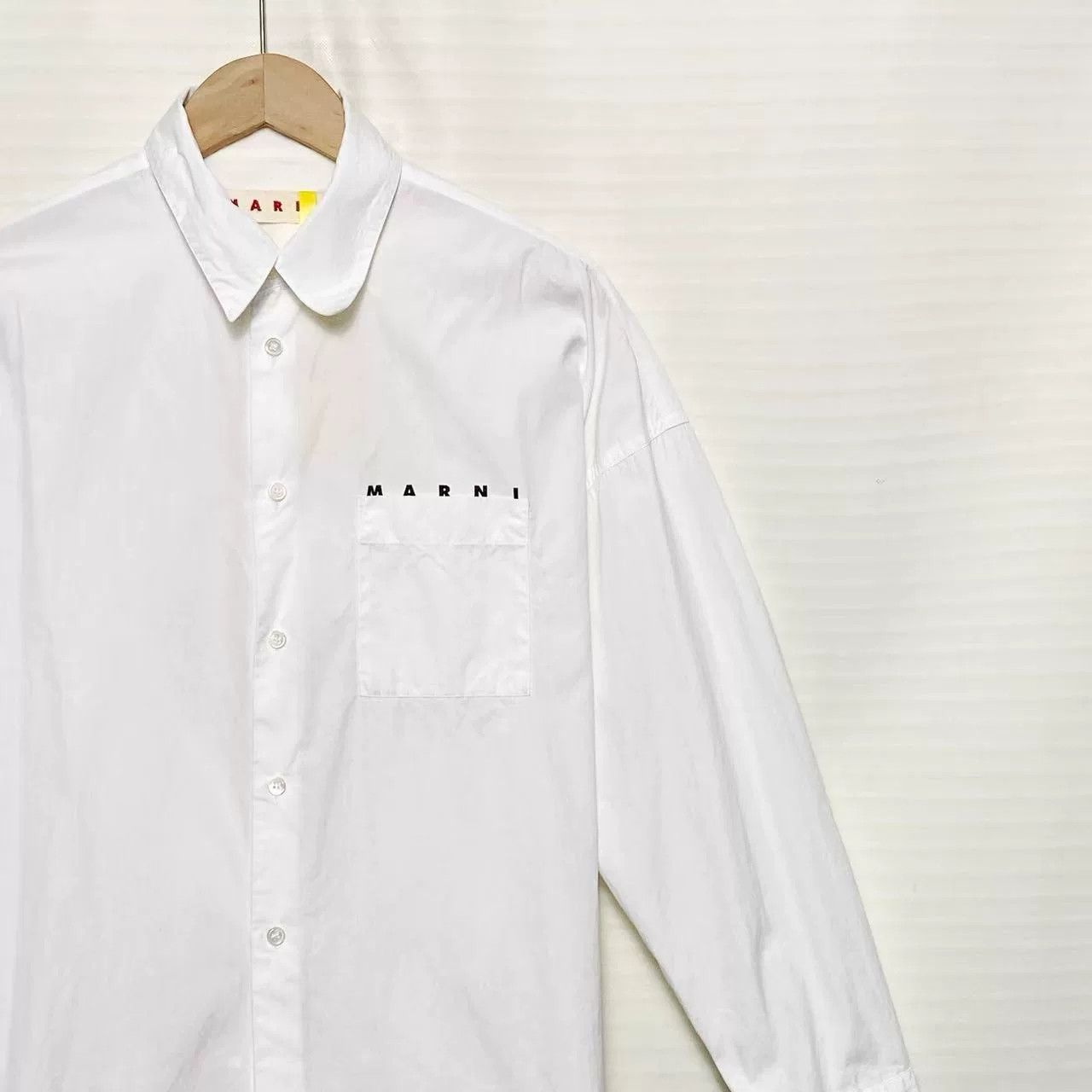 WE11DONE Welldone Embossed Logo White Shirt Size US M / EU 48-50 / 2 - 3 Thumbnail
