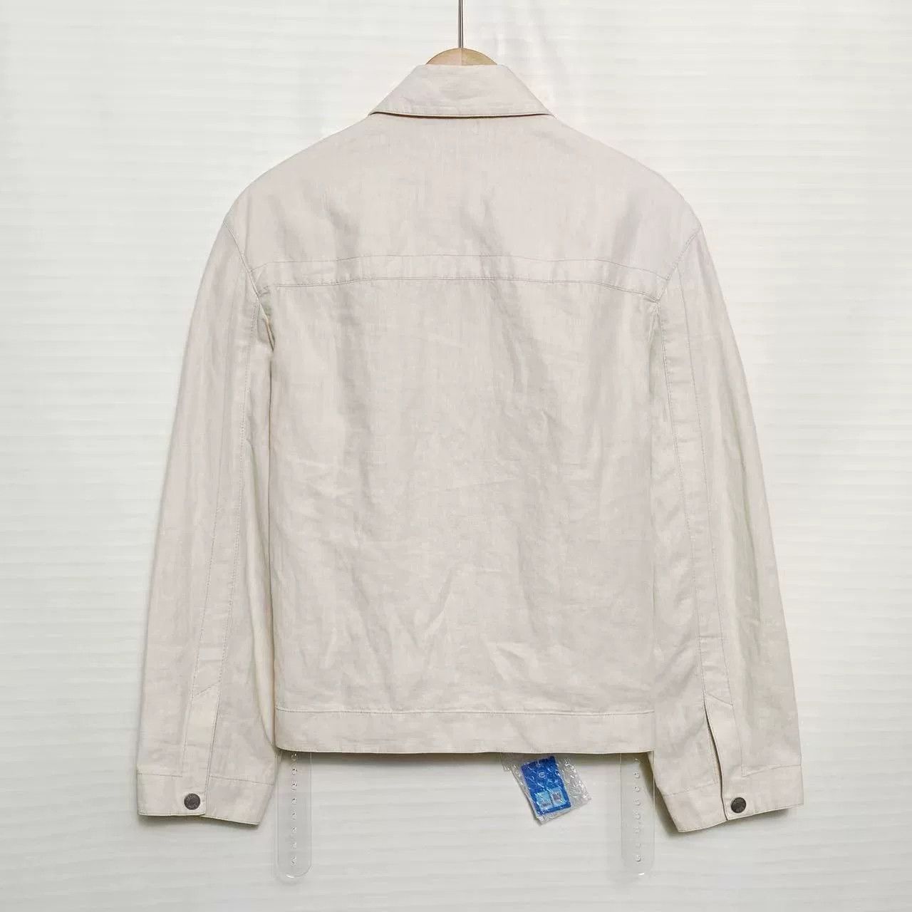 Hermes Hermès Linen Jacket Coat Size US M / EU 48-50 / 2 - 2 Thumbnail