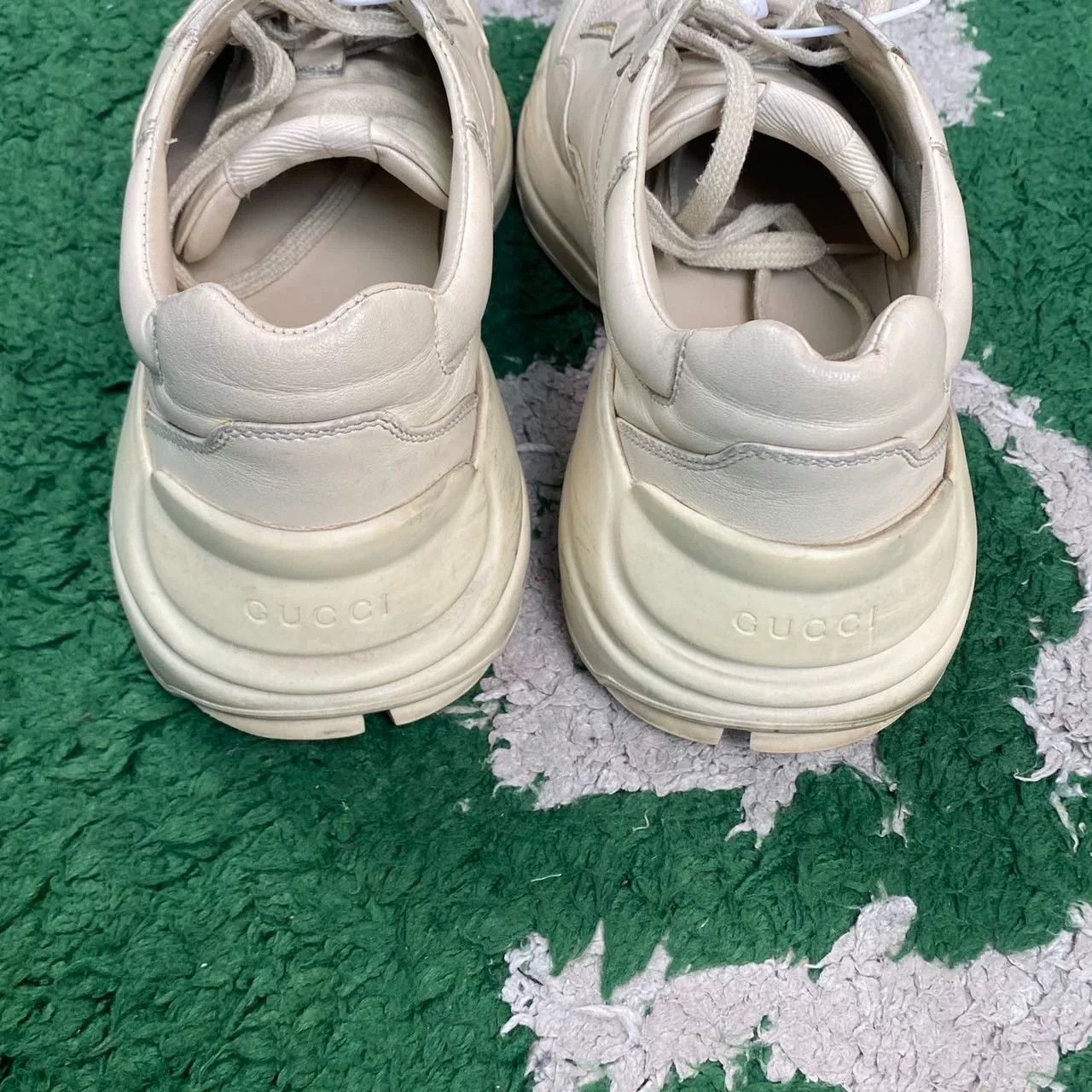 Gucci Gucci Rhyton Men's Distressed Ivory Dad Shoes Size US 7.5 / EU 40-41 - 7 Thumbnail