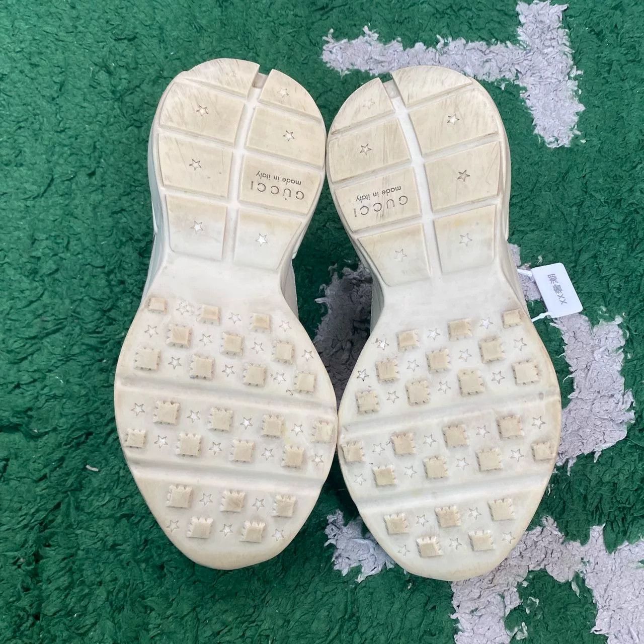 Gucci Gucci Rhyton Men's Distressed Ivory Dad Shoes Size US 7.5 / EU 40-41 - 8 Thumbnail