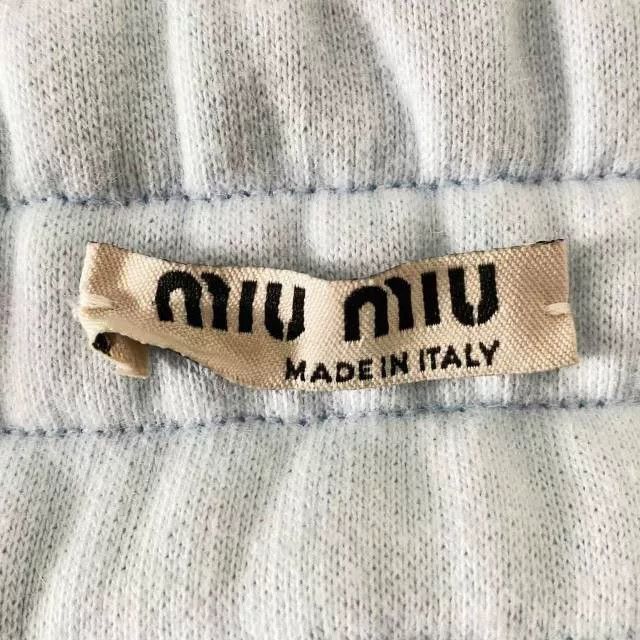 Miu Miu MIU MIU Logo Embroidered Elastic Waist Shorts Size 40" / US 18 - 5 Thumbnail