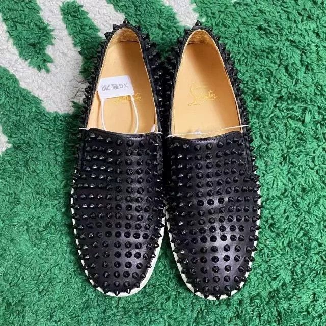 Christian Louboutin Christian Louboutin Black Velvet Red Sole Shoes Size US 8.5 / IT 38.5 - 3 Thumbnail
