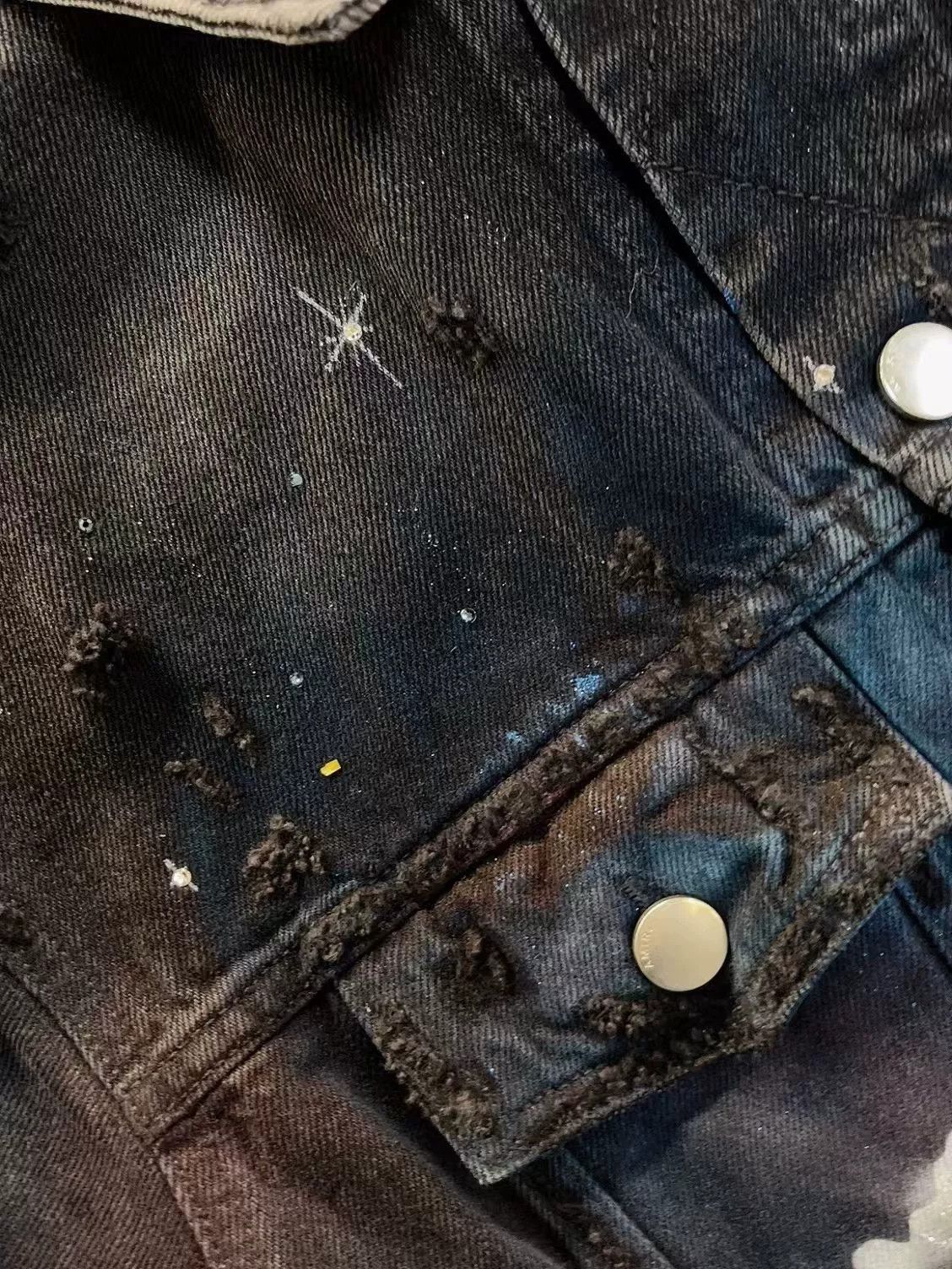 Amiri Amiri Starry Wolf Denim Jacket Size US XL / EU 56 / 4 - 3 Thumbnail