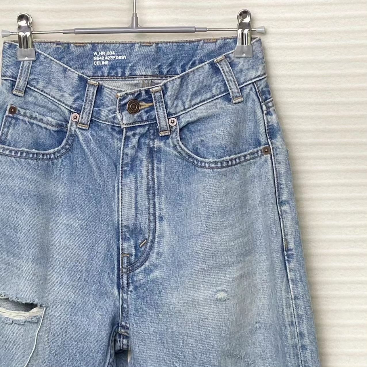 Celine Celine Distressed Denim Jeans Size 25" / US 0 / IT 36 - 3 Thumbnail