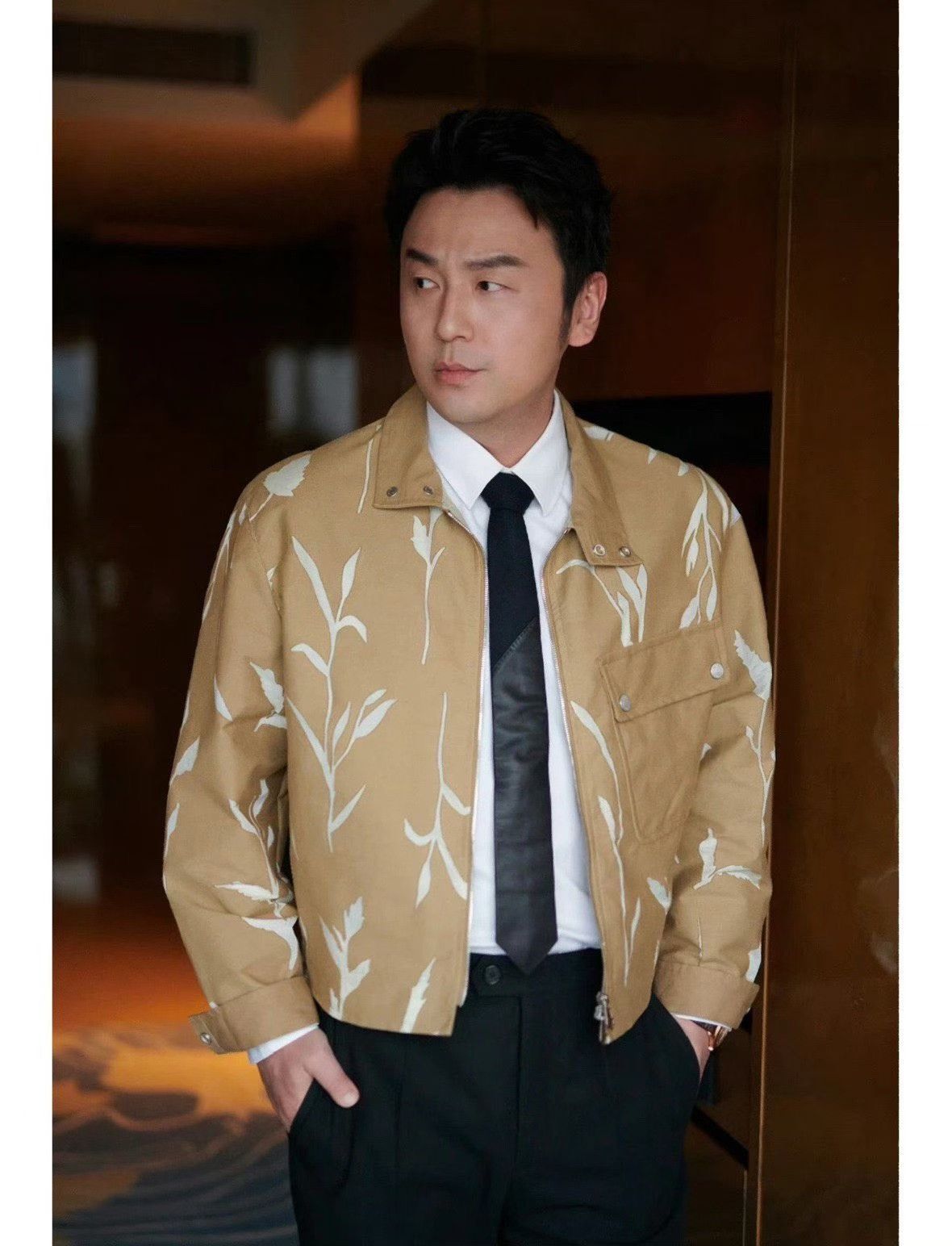 Hermes Hermes Men's Mustard Green Jacket Size US M / EU 48-50 / 2 - 8 Thumbnail