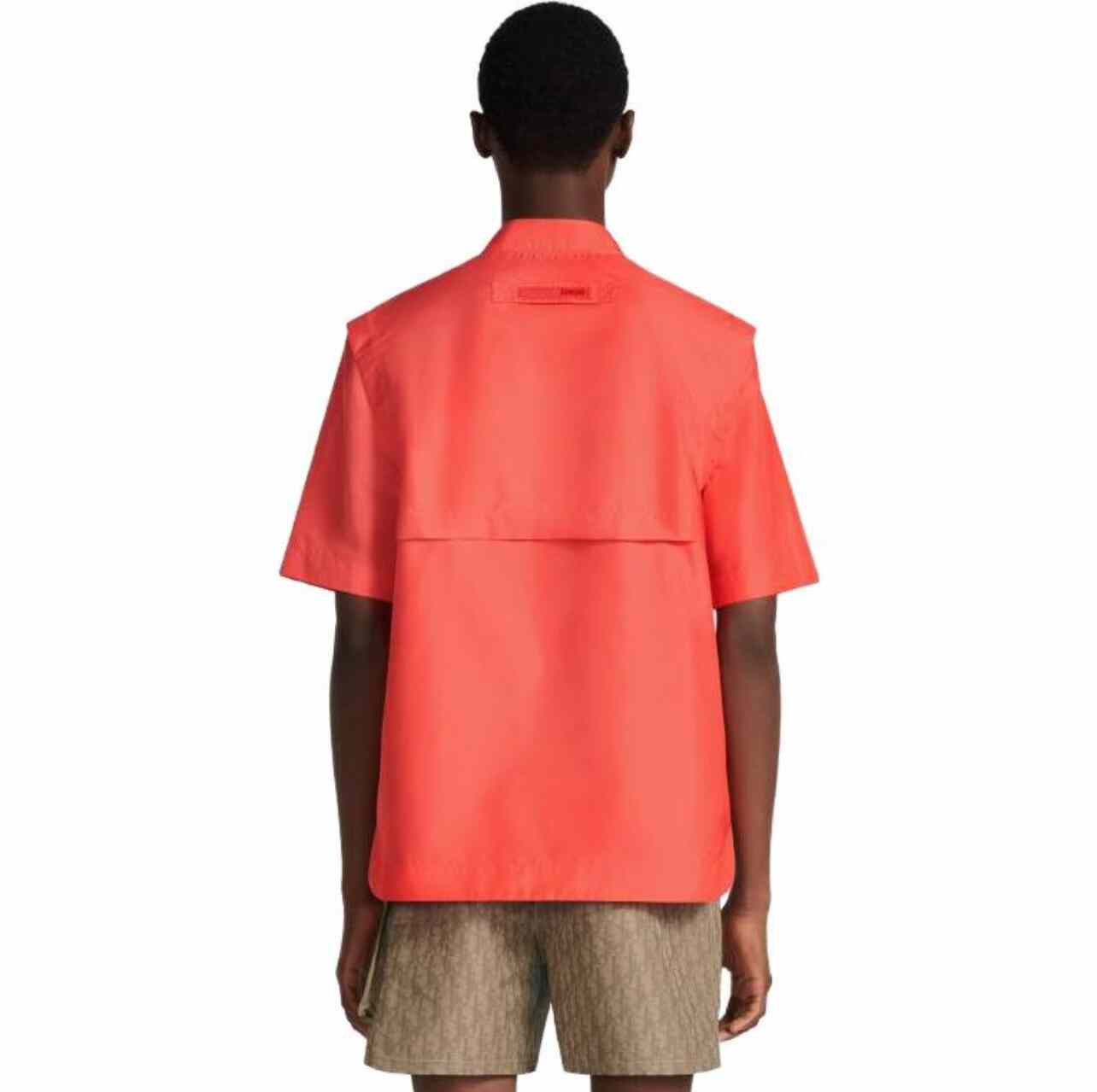 Dior DIOR Half-Zip Stand Collar Short-Sleeve Shirt Size US XXS / EU 40 - 9 Thumbnail