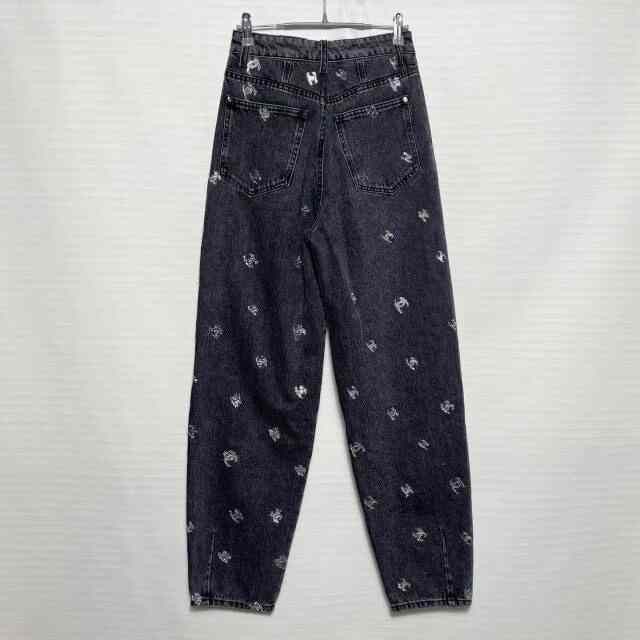Chanel Chanel 21K Show Gray Silver CC Logo Jeans Size 34" / US 12 / IT 48 - 2 Thumbnail