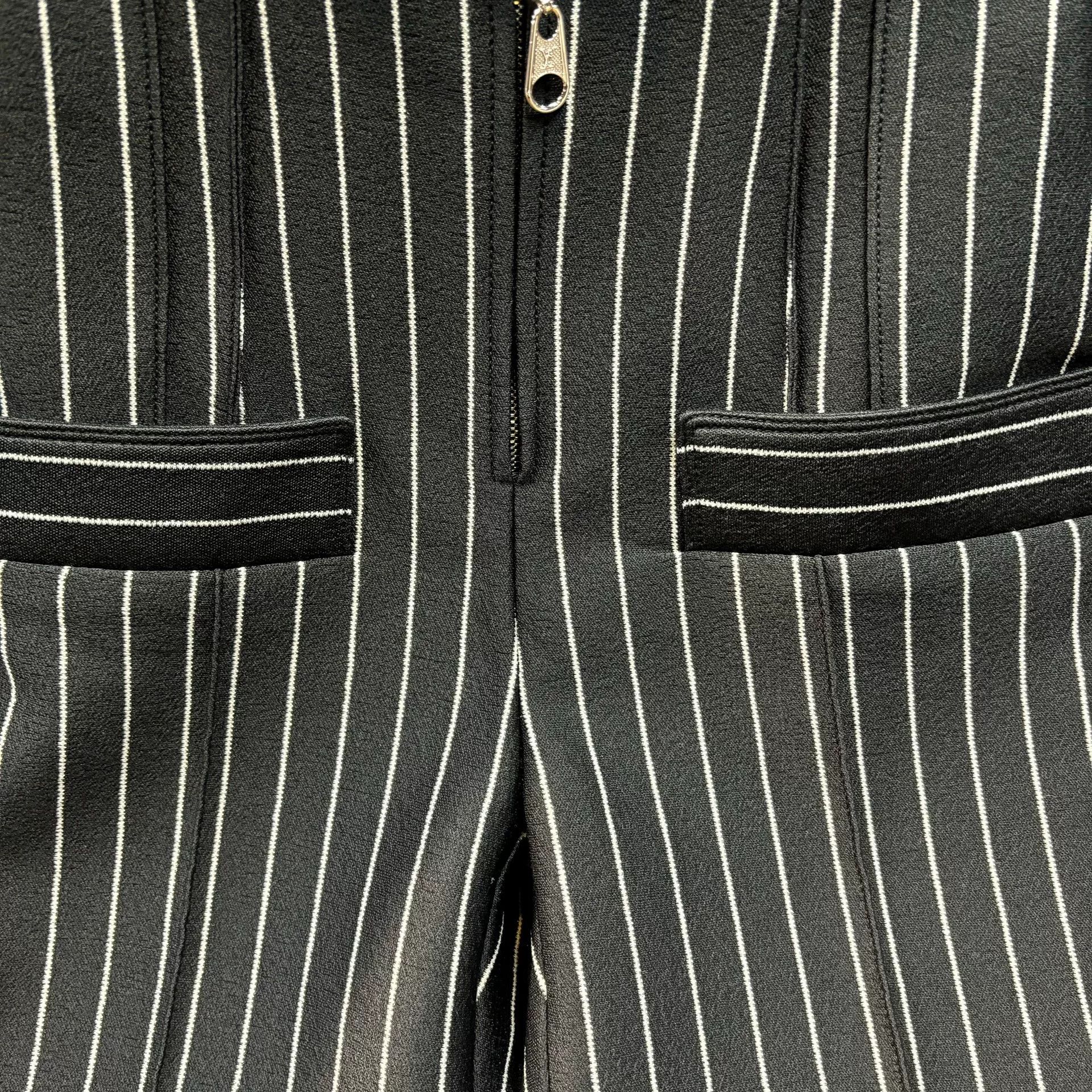 Louis Vuitton Louis Vuitton Runway Striped Wide-Leg Pants Size 34" / US 12 / IT 48 - 3 Thumbnail