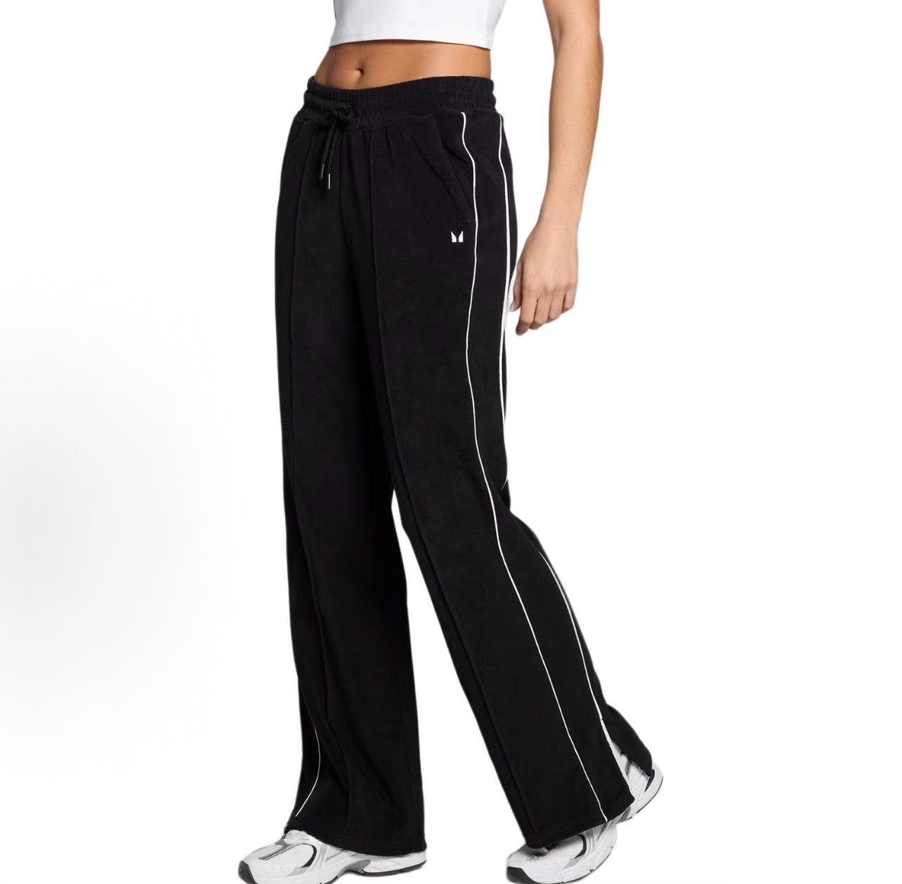 Celine Celine SS22 Black Velvet Wide-Leg Pants Size 42" / US 20 - 6 Thumbnail