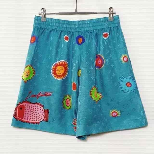 Louis Vuitton LOUIS VUITTON x Yayoi Kusama SS23 Face Print Shorts Size 34" / US 12 / IT 48 - 2 Thumbnail