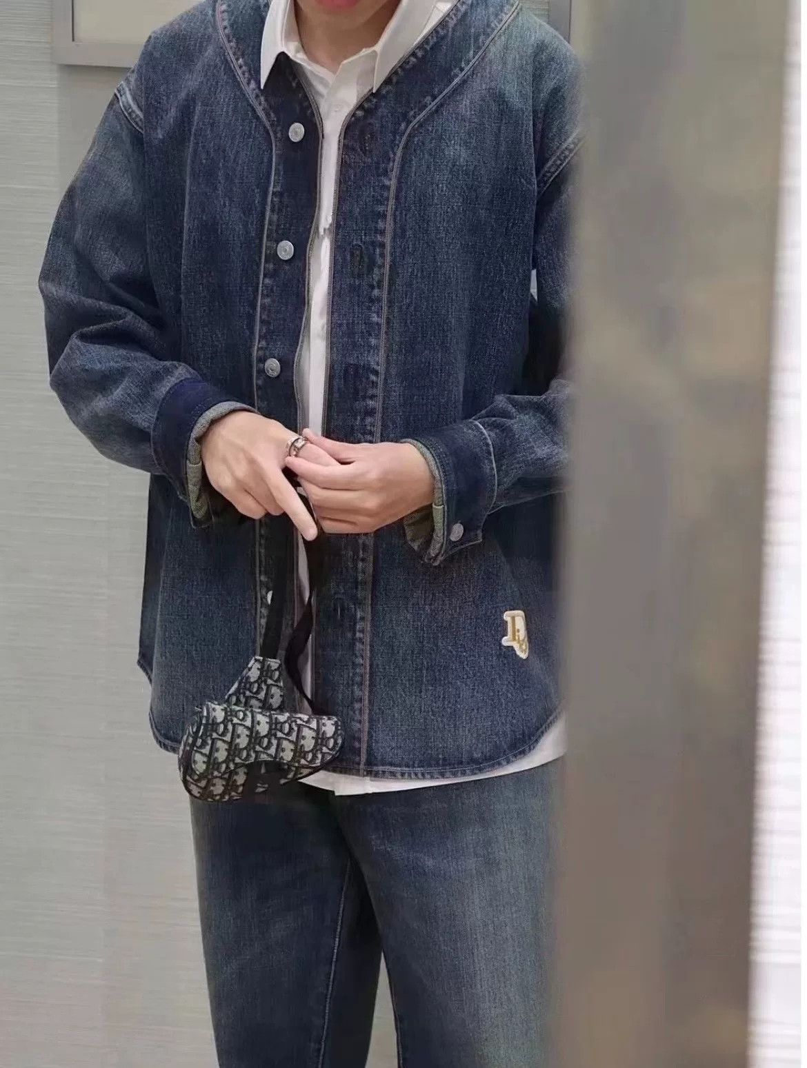 Dior Dior x Denim Tears Baseball Denim Jacket Size US L / EU 52-54 / 3 - 2 Thumbnail