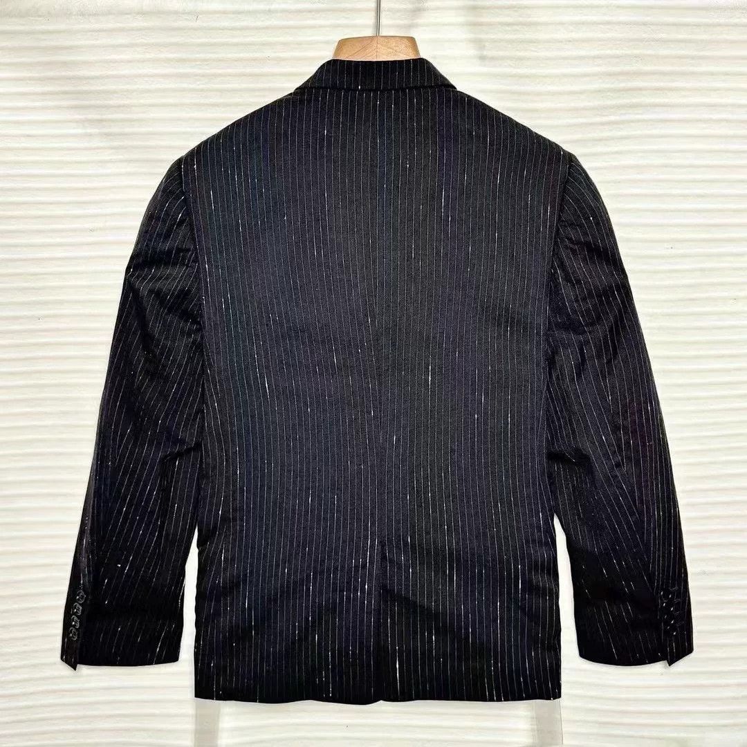 Dior Dior Gold Thread Wool Single-Breasted Blazer Size US M / EU 48-50 / 2 - 2 Thumbnail