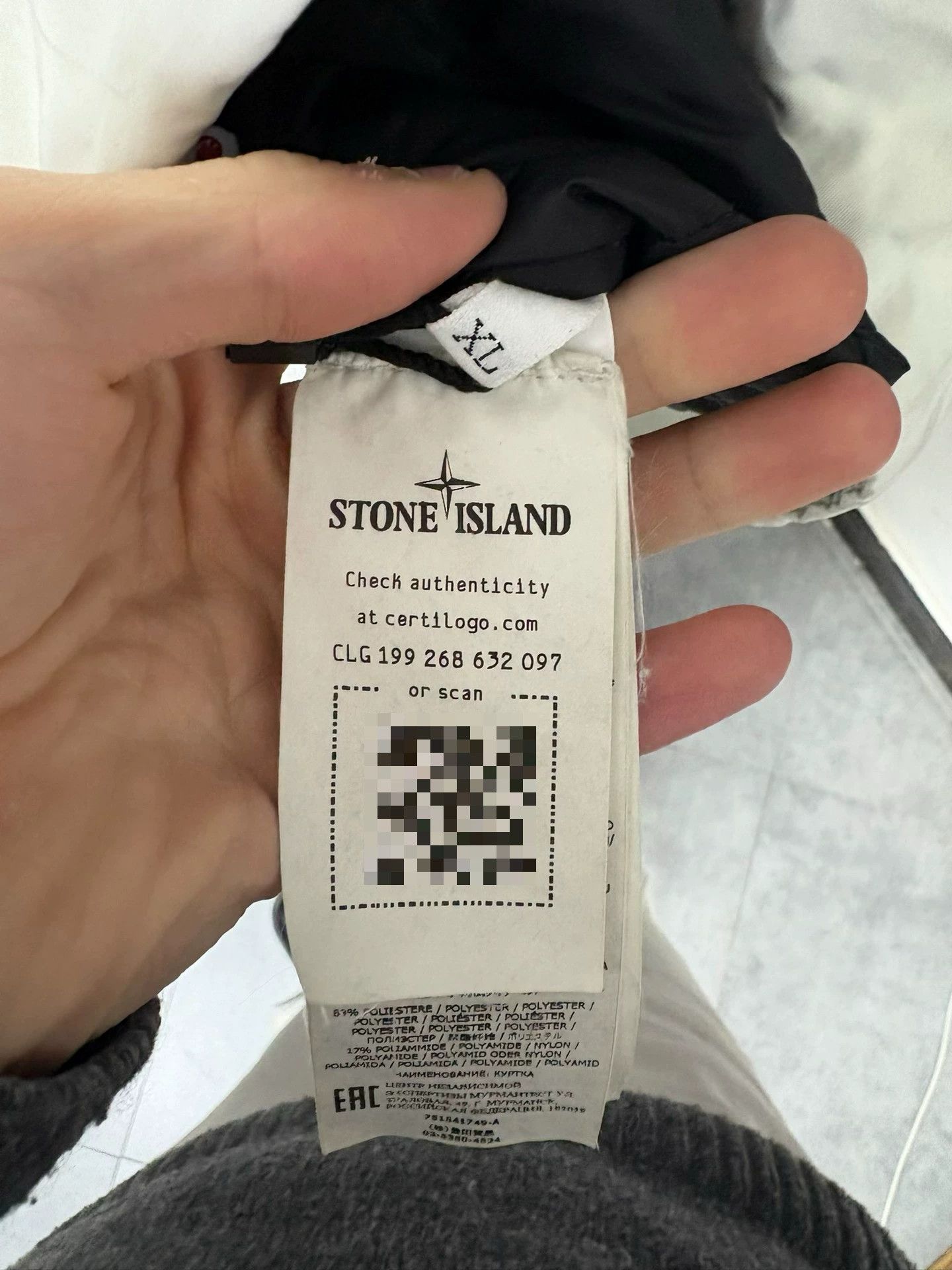 Stone Island Stone Island Cotton White Heavy Coat XL Men Size US XL / EU 56 / 4 - 5 Thumbnail