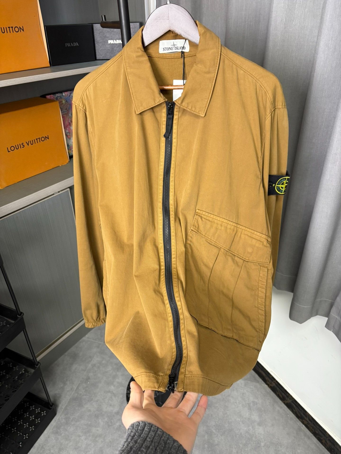 Stone Island Stone Island Beige Light Jacket L Men Size US L / EU 52-54 / 3 - 7 Thumbnail