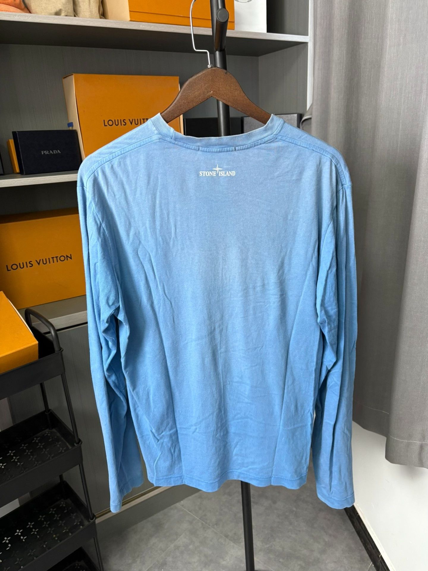 Stone Island Stone Island Blue T-Shirt L Men Size US L / EU 52-54 / 3 - 3 Thumbnail