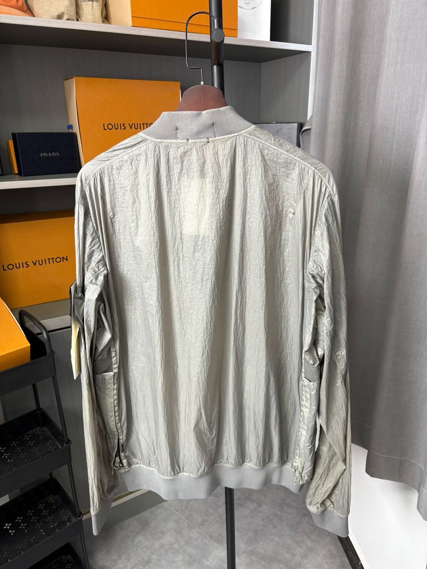 Stone Island Stone Island Silver Light Jacket XL Men Size US XL / EU 56 / 4 - 5 Thumbnail
