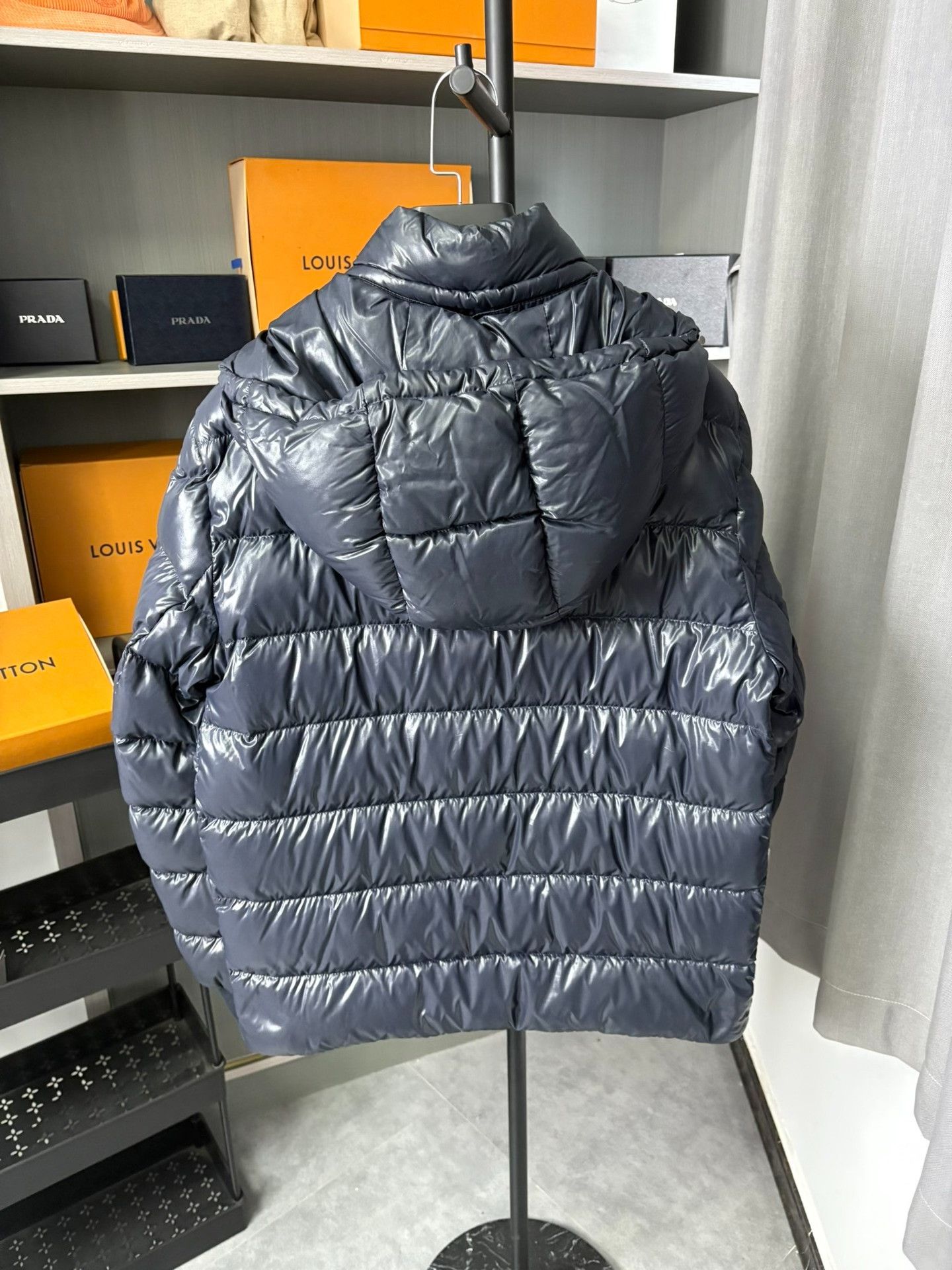 Moncler Moncler Down Blue Heavy Coat S Men Size US S / EU 44-46 / 1 - 2 Thumbnail