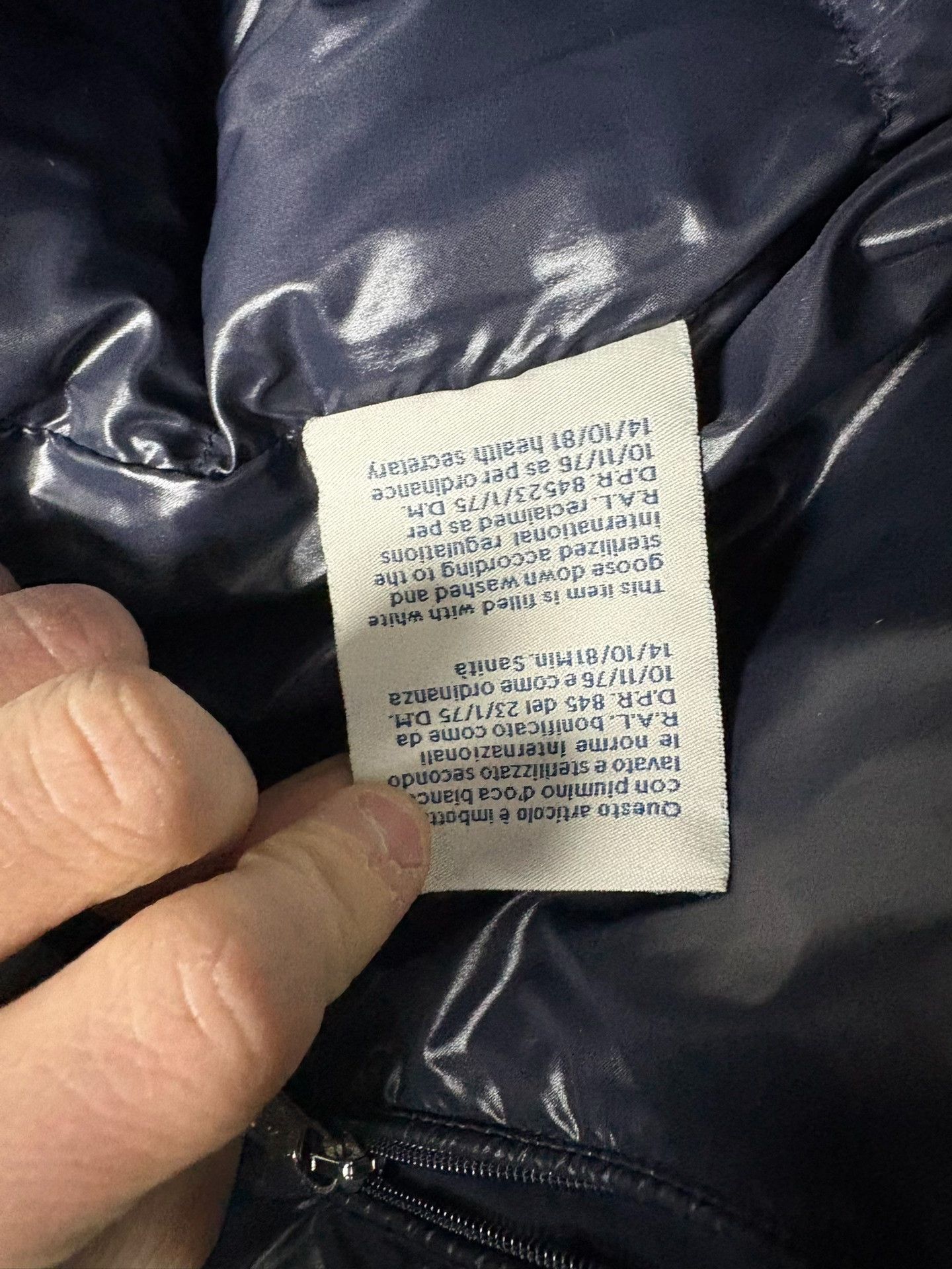Moncler Moncler Down Blue Heavy Coat S Men Size US S / EU 44-46 / 1 - 8 Thumbnail