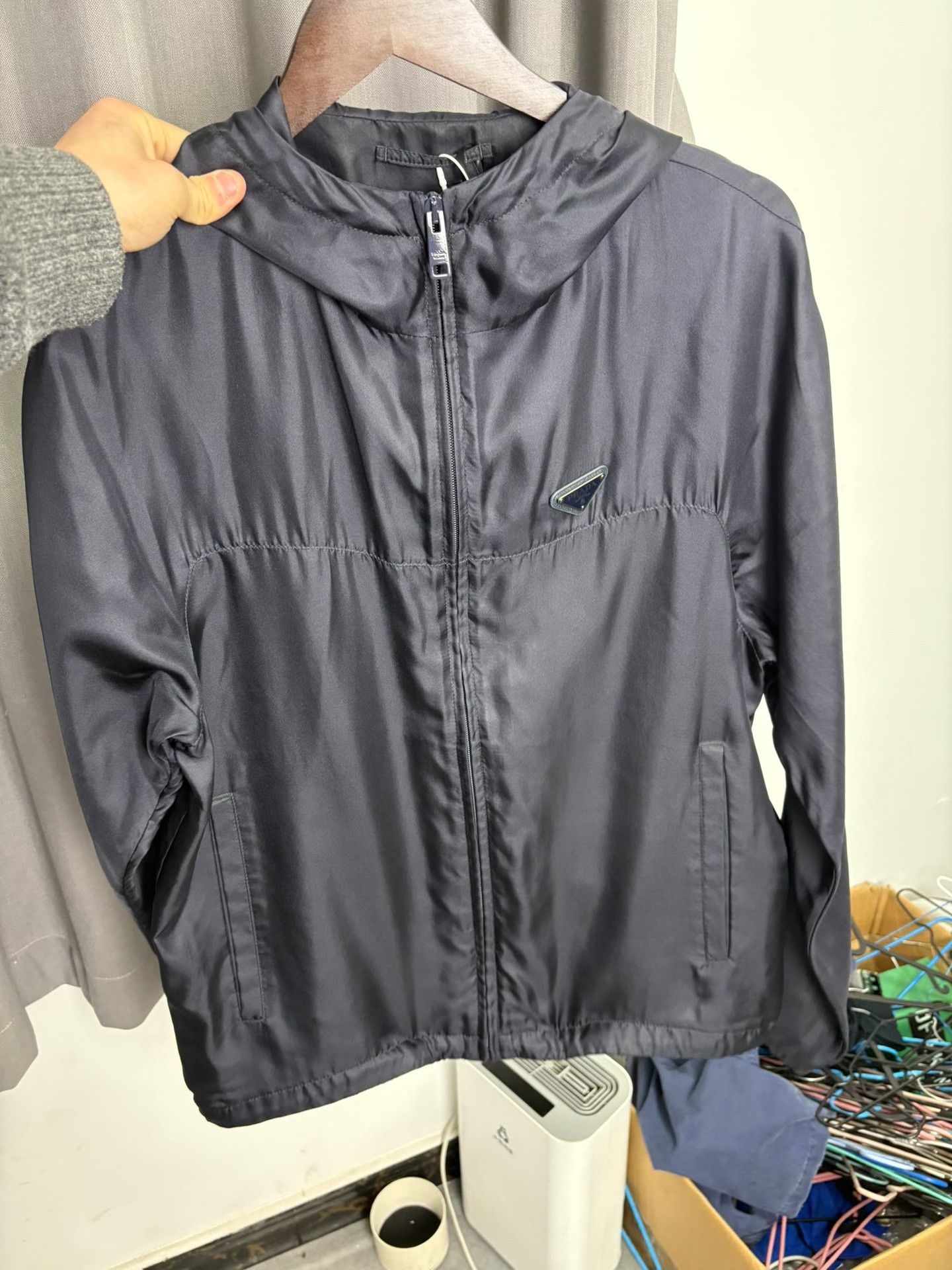 Prada Prada Black Light Jacket S Men Size US S / EU 44-46 / 1 - 6 Thumbnail