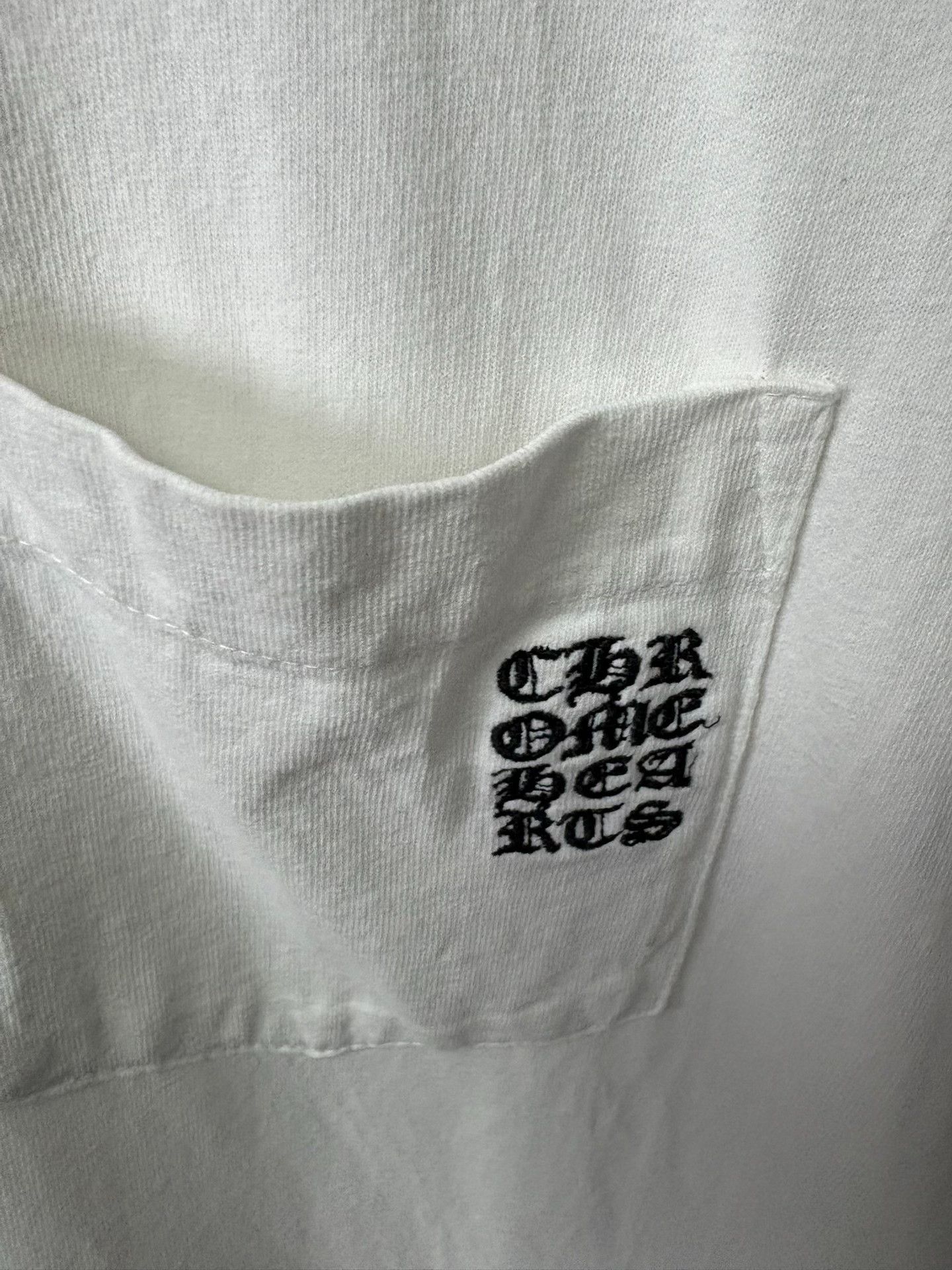 Chrome Hearts Chrome Hearts Embroidered White T-Shirt L Men Size US L / EU 52-54 / 3 - 3 Thumbnail