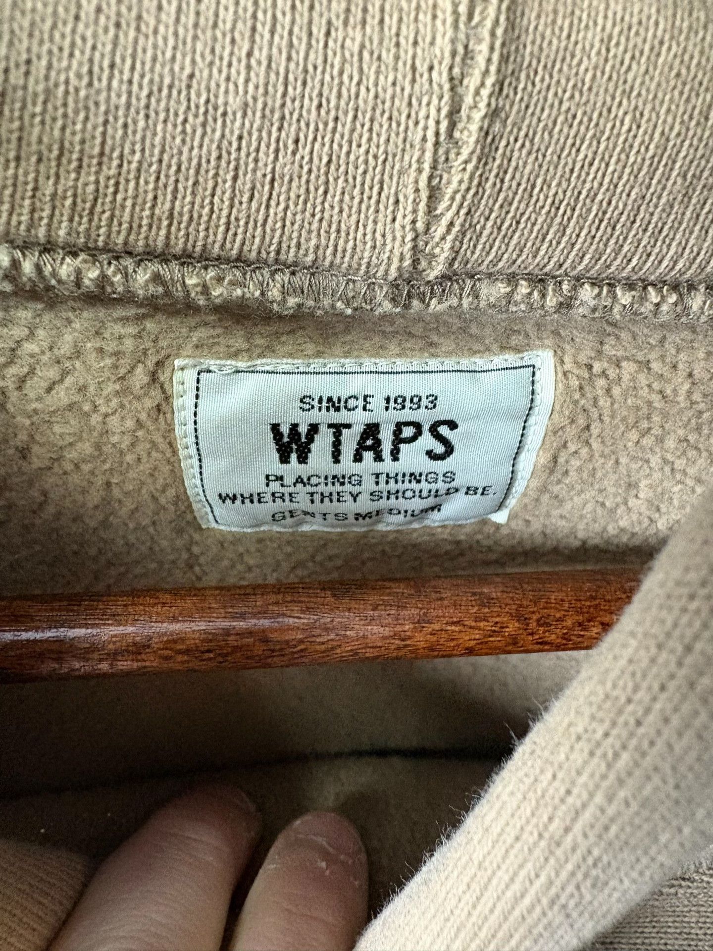Other Beige Hoodie M Men Size US M / EU 48-50 / 2 - 3 Thumbnail